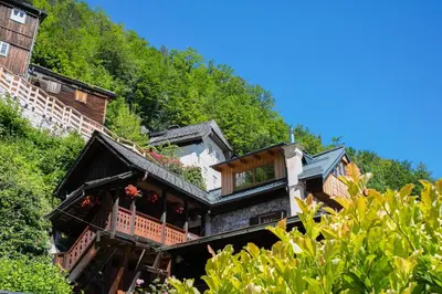 Das Gebäude in dem sich das Gasthaus befindet