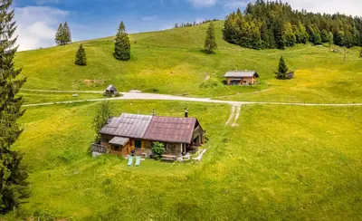 Naturlandschaft in der Nähe des Chalets