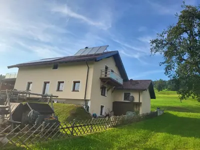 Das Gebäude in dem sich die Pension befindet