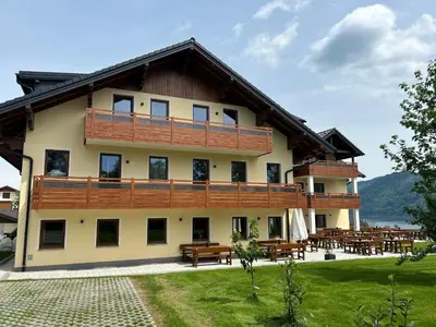 Das Gebäude in dem sich das Gasthaus befindet