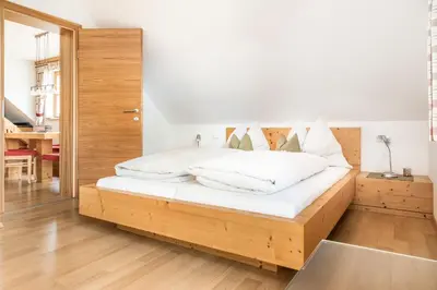 Ein Bett oder Betten in einem Zimmer der Unterkunft Brandstättergut
