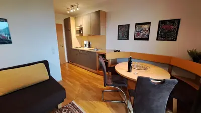 Ein Sitzbereich in der Unterkunft Appartement Zirkl / Haus Gloria