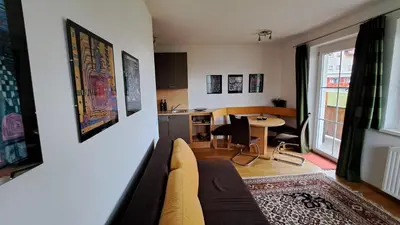 Ein Sitzbereich in der Unterkunft Appartement Zirkl / Haus Gloria