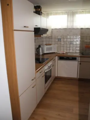 Küche/Küchenzeile in der Unterkunft Ferienwohnung Laserer