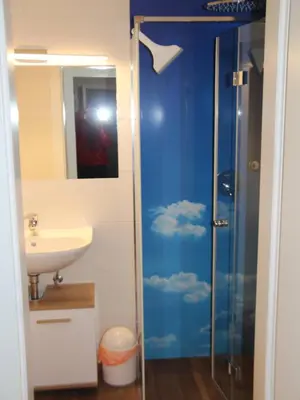 Ein Badezimmer in der Unterkunft Ferienwohnung Laserer