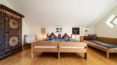Ein Sitzbereich in der Unterkunft Villa Anna Bad Goisern am Hallstättersee