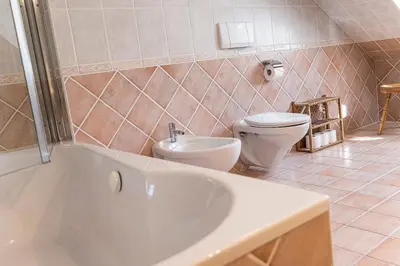 Ein Badezimmer in der Unterkunft Villa Anna Bad Goisern am Hallstättersee