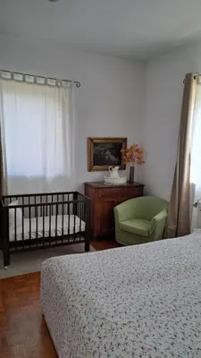 Ein Bett oder Betten in einem Zimmer der Unterkunft Am Baalstein
