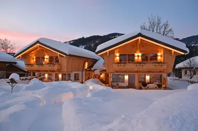 Chalets Wagrain im Winter
