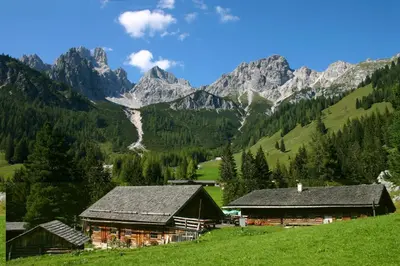 Naturlandschaft in der Nähe des Gasthauses