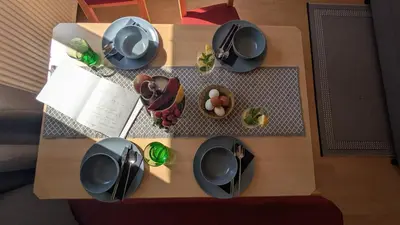 Essen in der Ferienwohnung oder in der Nähe