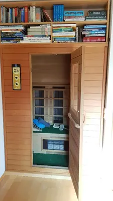 Die Bibliothek in der Ferienwohnung