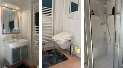 Ein Badezimmer in der Unterkunft Ferienwohnung Manuela