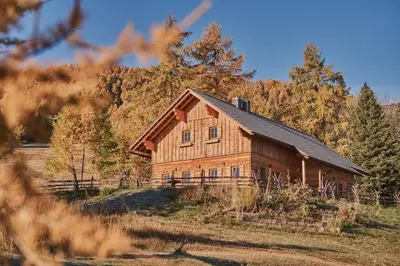 Naturlandschaft in der Nähe des Chalets