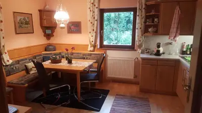 Küche/Küchenzeile in der Unterkunft Imlau 51