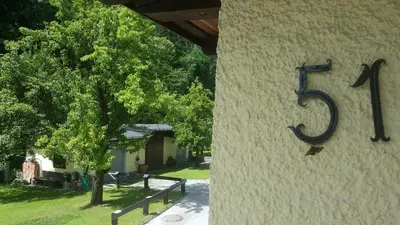 Ein Garten an der Unterkunft Imlau 51