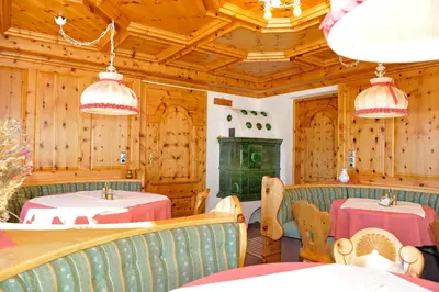 Ein Sitzbereich in der Unterkunft Feichtlehnerhof