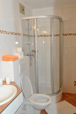 Ein Badezimmer in der Unterkunft Feichtlehnerhof