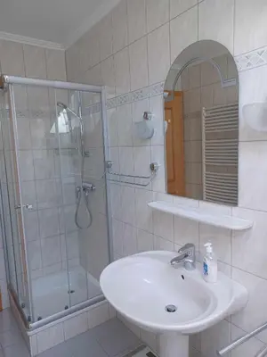 Ein Badezimmer in der Unterkunft Appartement Panorama