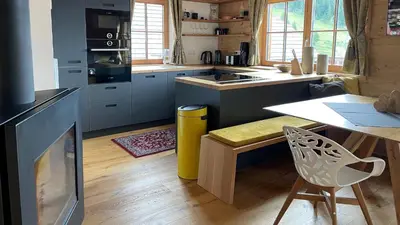 Küche/Küchenzeile in der Unterkunft Mankerl Hütte Lachtal
