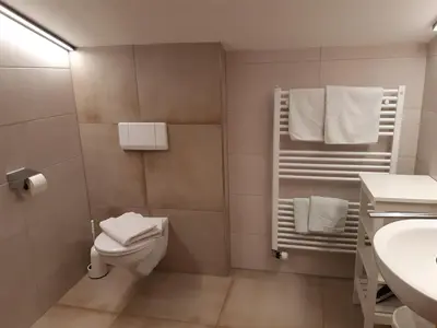 Ein Badezimmer in der Unterkunft Haus Weitgasser
