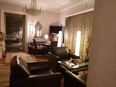 Ein Sitzbereich in der Unterkunft Villa Elisabeth
