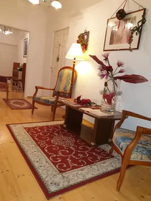 Ein Sitzbereich in der Unterkunft Villa Elisabeth