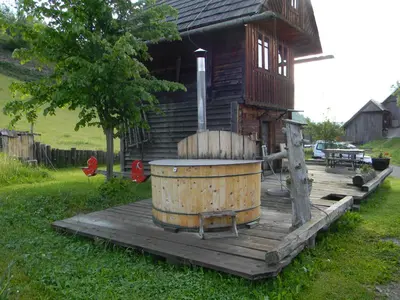 Das Gebäude in dem sich das Chalet befindet