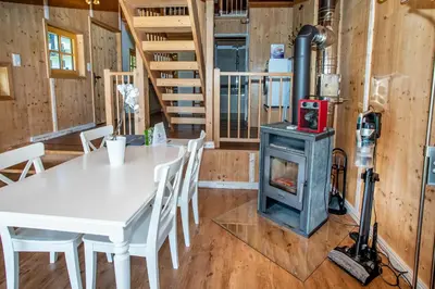 Küche/Küchenzeile in der Unterkunft Naturresort FiSCHERGUT - Lodge Wolfgangthal