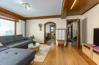 Ein Sitzbereich in der Unterkunft Appartements Lettmayer by Schladming-Appartements
