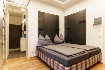 Ein Bett oder Betten in einem Zimmer der Unterkunft Appartement Hoam by Schladming-Appartements