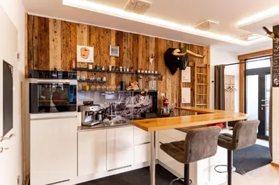 Küche/Küchenzeile in der Unterkunft Appartement Hoam by Schladming-Appartements