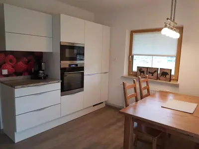 Küche/Küchenzeile in der Unterkunft Appartment LuKi