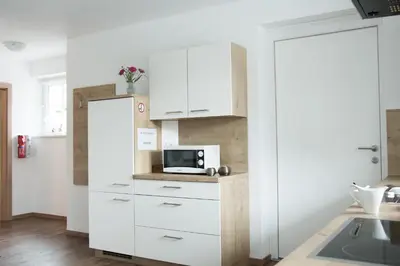 Küche/Küchenzeile in der Unterkunft Appartement Therese