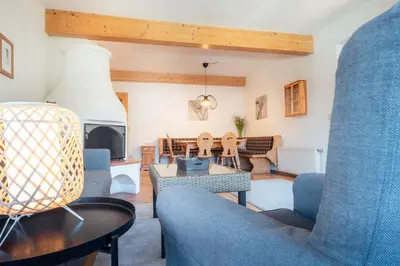 Ein Sitzbereich in der Unterkunft Appartements Coburg by Schladming-Appartements