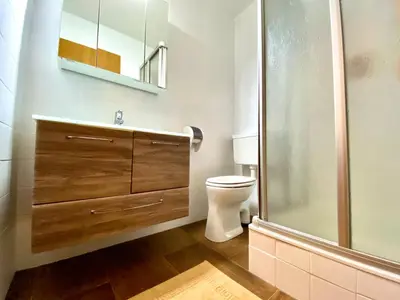 Ein Badezimmer in der Unterkunft Haus Kleinberg
