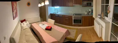 Küche/Küchenzeile in der Unterkunft Haus Panorama