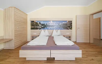 Ein Bett oder Betten in einem Zimmer der Unterkunft Luxus-Appartements Fosensteiner