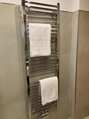 Ein Badezimmer in der Unterkunft Haus Berge Appartements