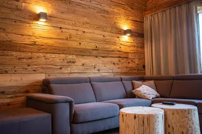 Ein Sitzbereich in der Unterkunft Apartment Dorf Wagrain Alpenleben by AlpenTravel