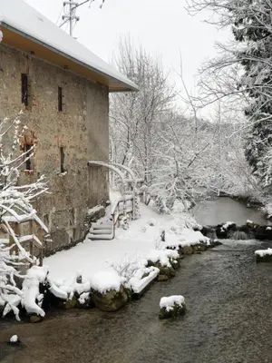 Ferienwohnung Klampfermühle im Winter
