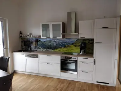 Küche/Küchenzeile in der Unterkunft Alpenblick