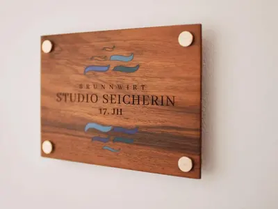 Ein Zertifikat, Auszeichnung, Logo oder anderes Dokument, das in der Unterkunft Brunnwirt ESSEN & WOHNEN ausgestellt ist