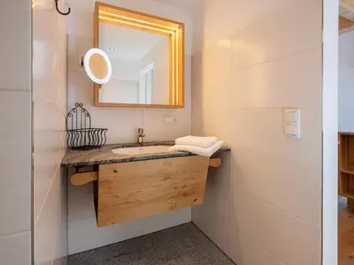 Ein Badezimmer in der Unterkunft Brunnwirt ESSEN & WOHNEN