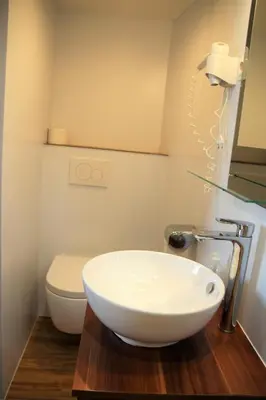 Ein Badezimmer in der Unterkunft Hotel Wahlmüller