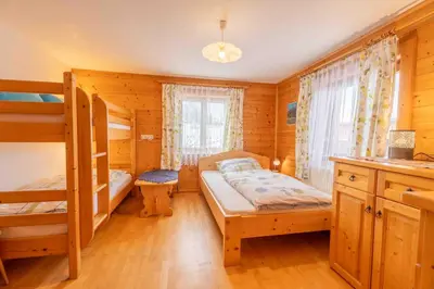 Ein Bett oder Betten in einem Zimmer der Unterkunft Nagellehen