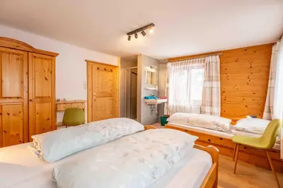 Ein Bett oder Betten in einem Zimmer der Unterkunft Nagellehen