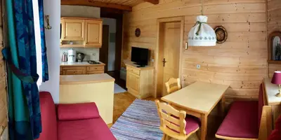 Küche/Küchenzeile in der Unterkunft Appartements Futtertrögl