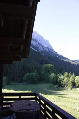 Naturlandschaft in der Nähe des Chalets
