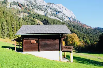 Naturlandschaft in der Nähe des Chalets
